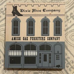 Cat’s Meow Dixie Shoe Company/ Amish Oak Furniture. Loudonville, Ohio. 1991